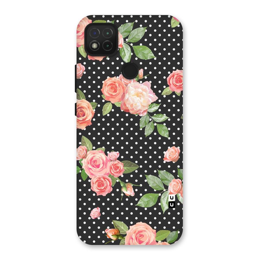 Polka Peach Back Case for Redmi 9