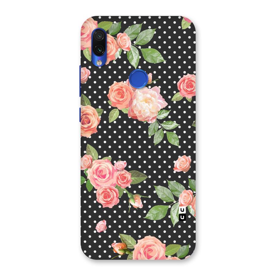 Polka Peach Back Case for Redmi Note 7S