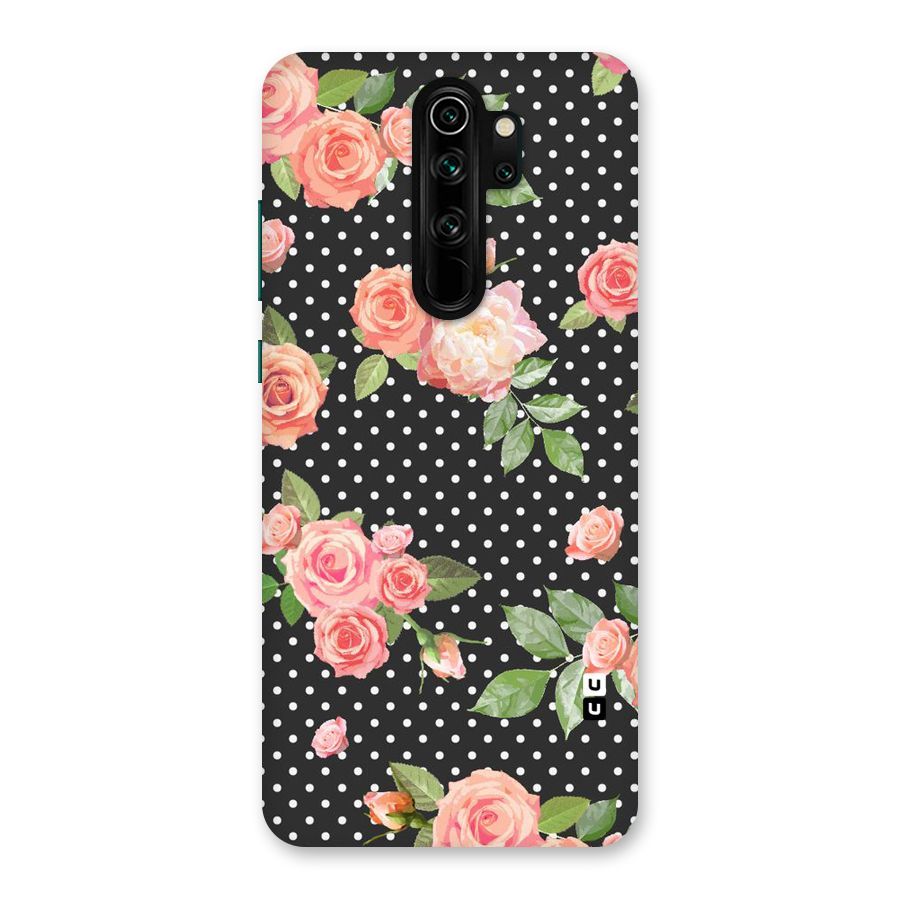 Polka Peach Back Case for Redmi Note 8 Pro