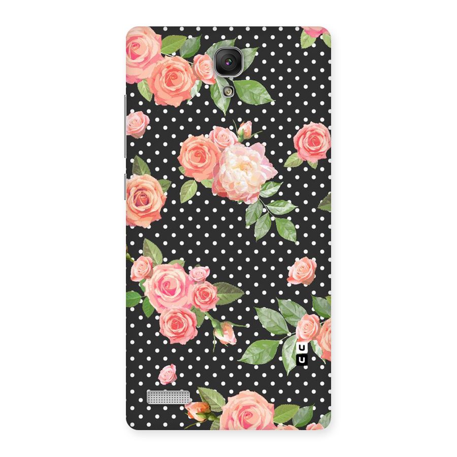 Polka Peach Back Case for Redmi Note Prime