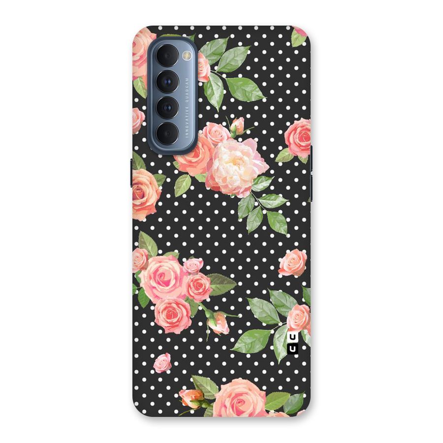 Polka Peach Back Case for Reno4 Pro