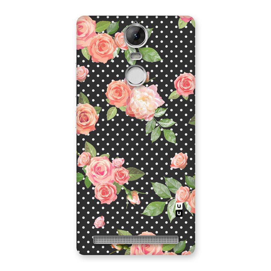 Polka Peach Back Case for Vibe K5 Note