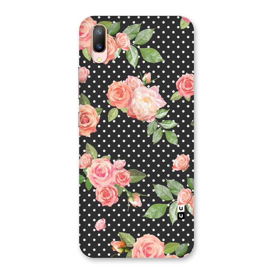 Polka Peach Back Case for Vivo V11 Pro