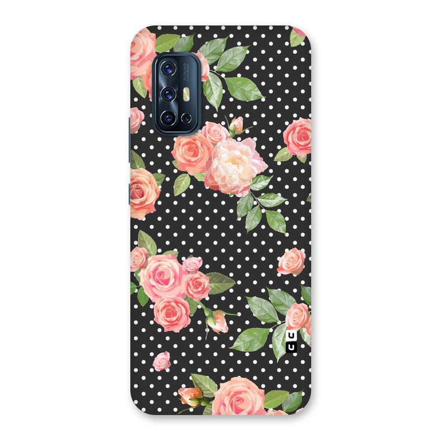 Polka Peach Back Case for Vivo V17