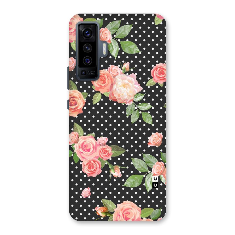 Polka Peach Back Case for Vivo X50