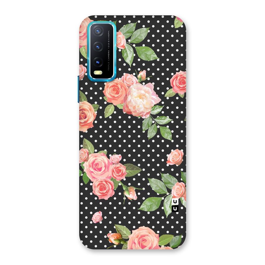 Polka Peach Back Case for Vivo Y20