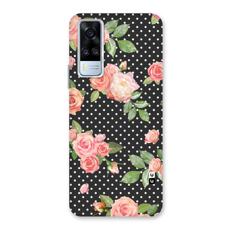 Polka Peach Back Case for Vivo Y31