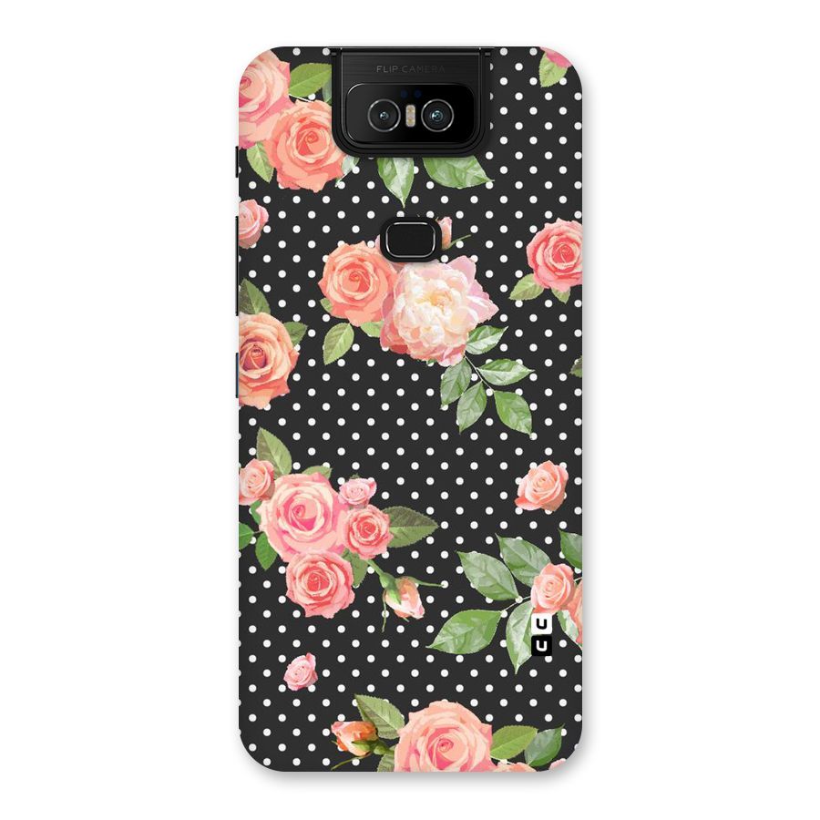 Polka Peach Back Case for Zenfone 6z