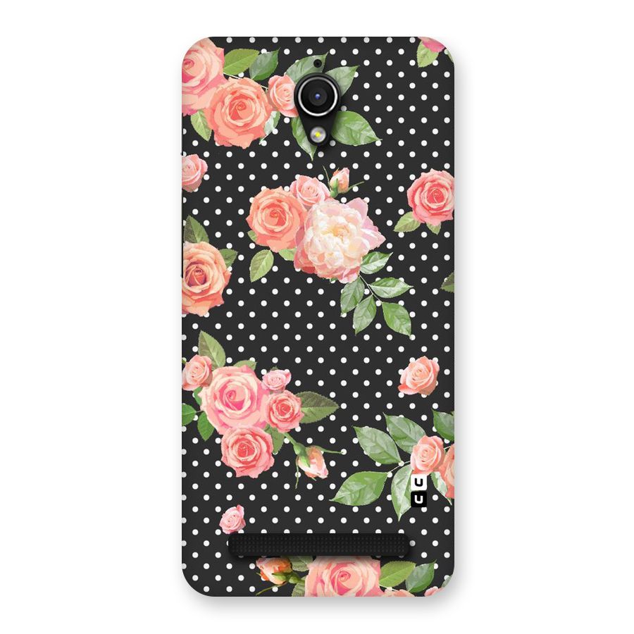 Polka Peach Back Case for Zenfone Go