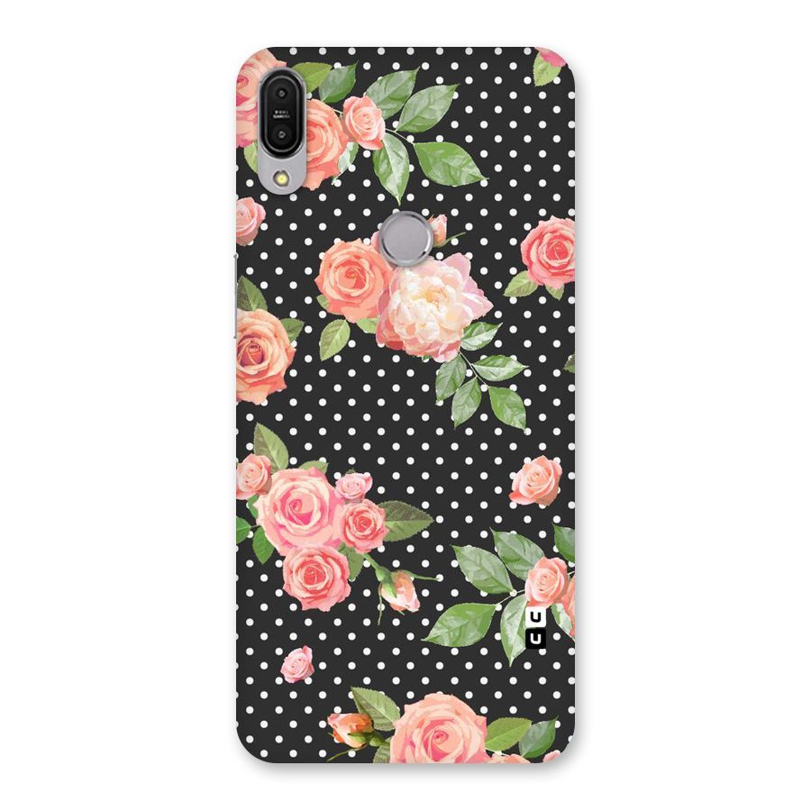 Polka Peach Back Case for Zenfone Max Pro M1