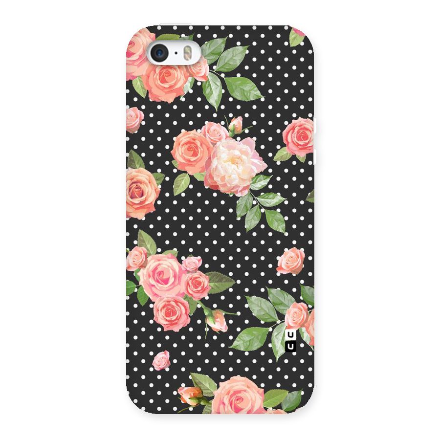 Polka Peach Back Case for iPhone 5 5S