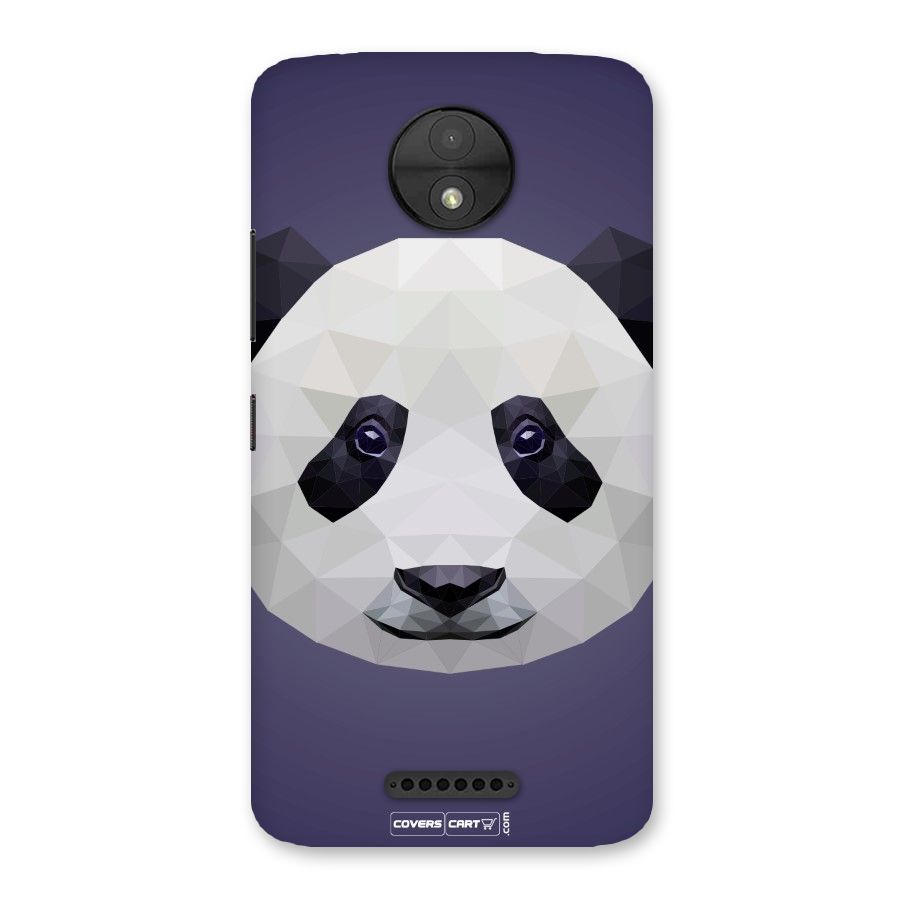 Polygon Panda Back Case for Moto C