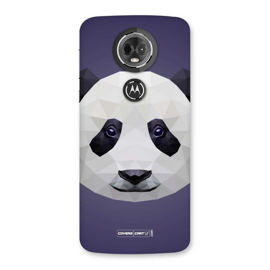 Polygon Panda Back Case for Moto E5 Plus