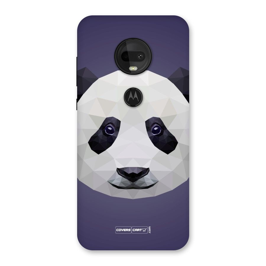 Polygon Panda Back Case for Moto G7