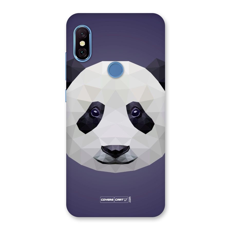 Polygon Panda Back Case for Redmi Note 6 Pro