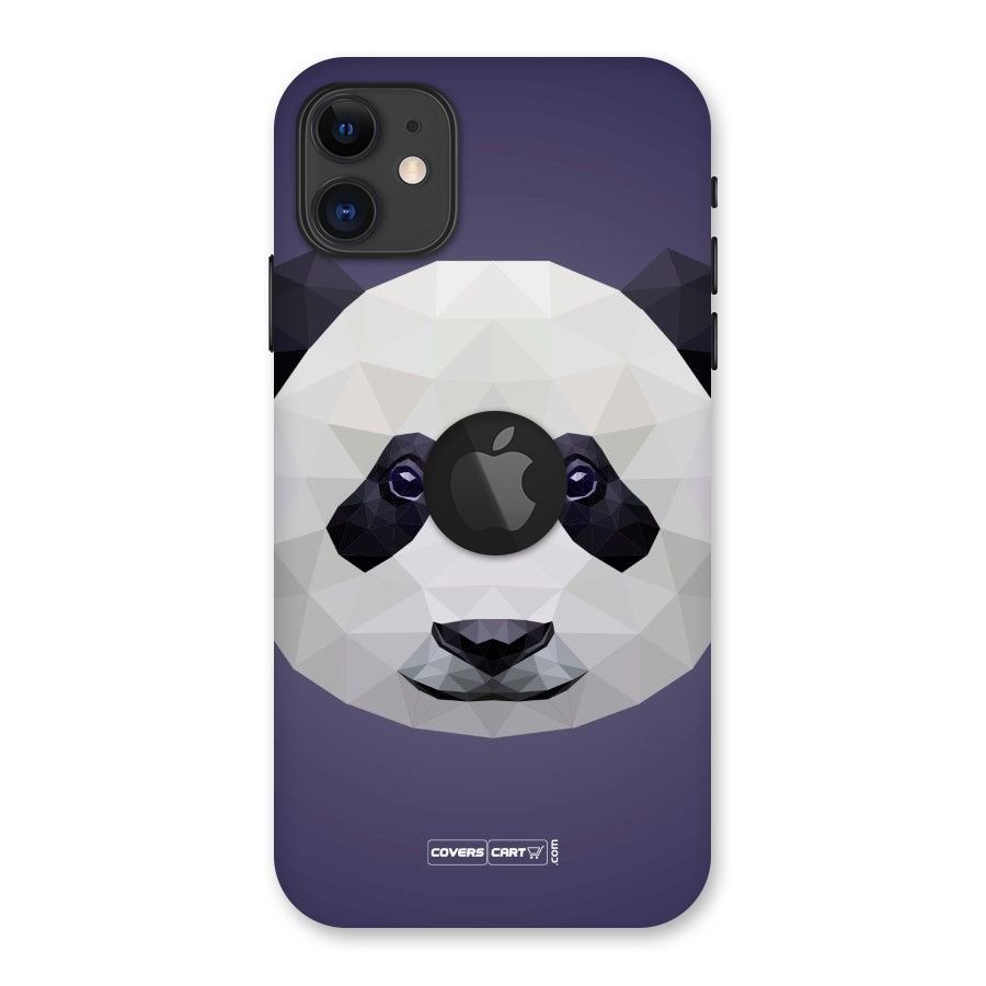 Polygon Panda Back Case for iPhone 11 Logo Cut