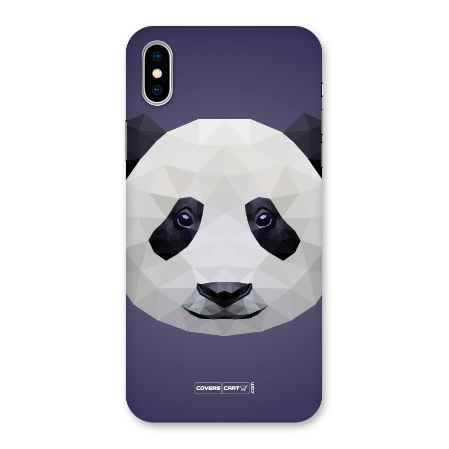 Polygon Panda Back Case for iPhone XS