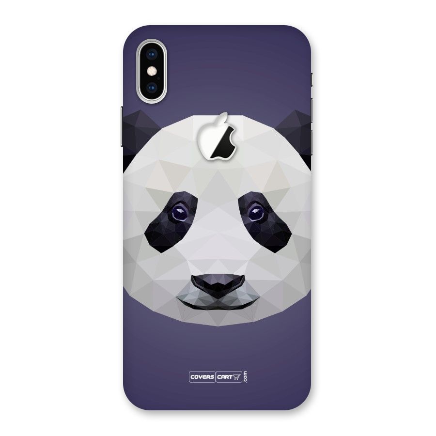 Polygon Panda Back Case for iPhone XS Max Apple Cut