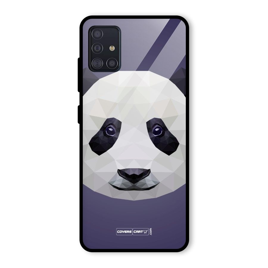 Polygon Panda Glass Back Case for Galaxy A51