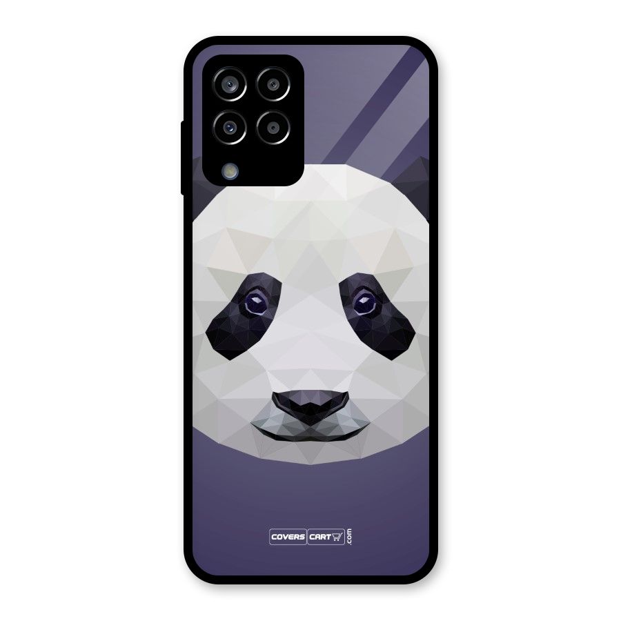 Polygon Panda Glass Back Case for Galaxy M33