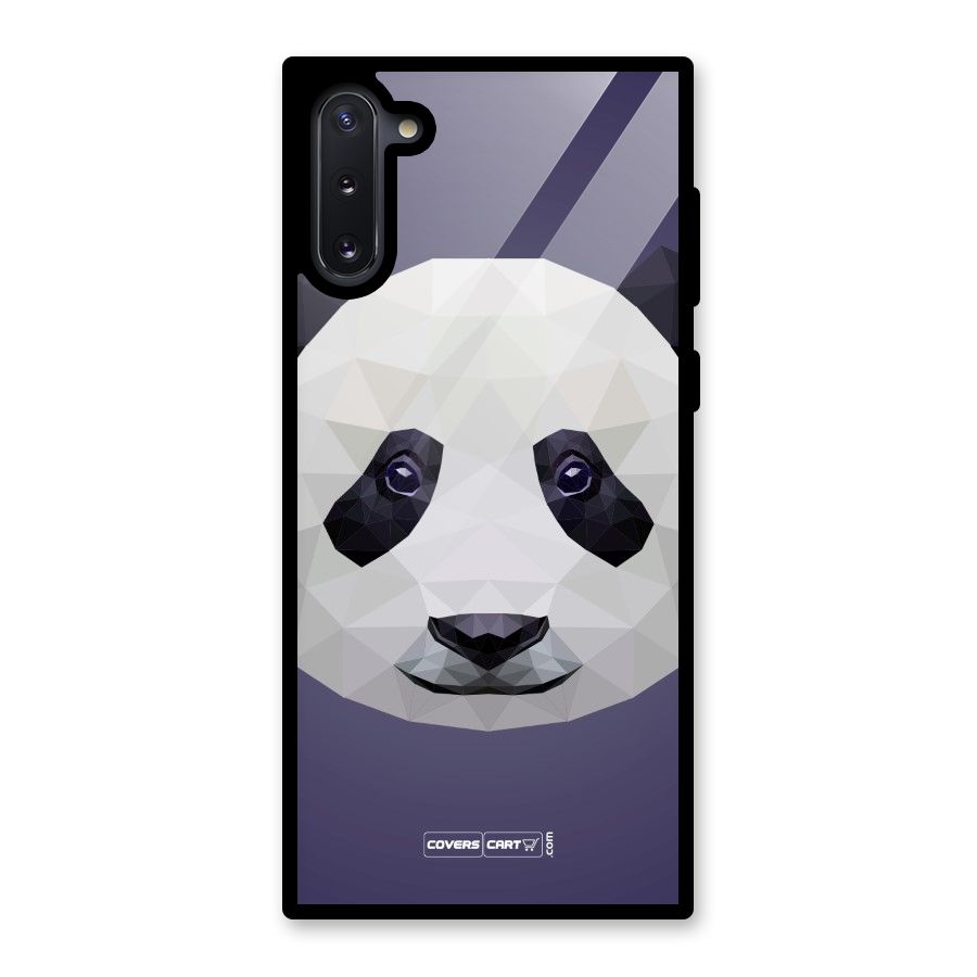 Polygon Panda Glass Back Case for Galaxy Note 10