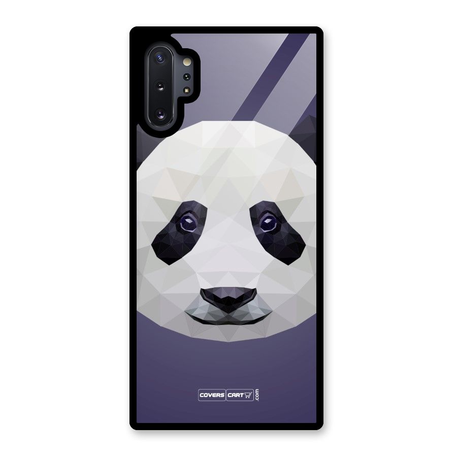 Polygon Panda Glass Back Case for Galaxy Note 10 Plus