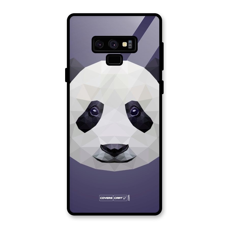 Polygon Panda Glass Back Case for Galaxy Note 9