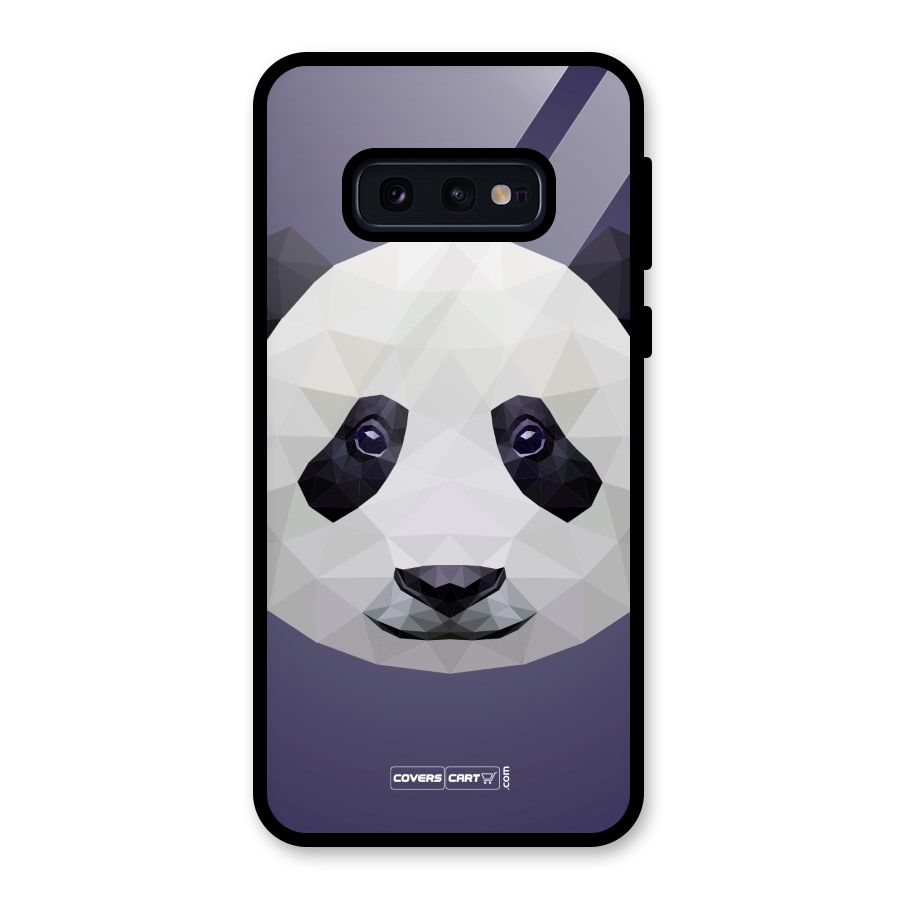 Polygon Panda Glass Back Case for Galaxy S10e
