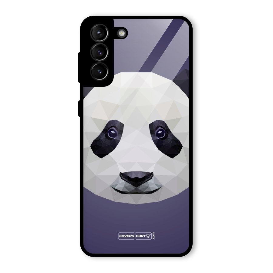 Polygon Panda Glass Back Case for Galaxy S21 Plus
