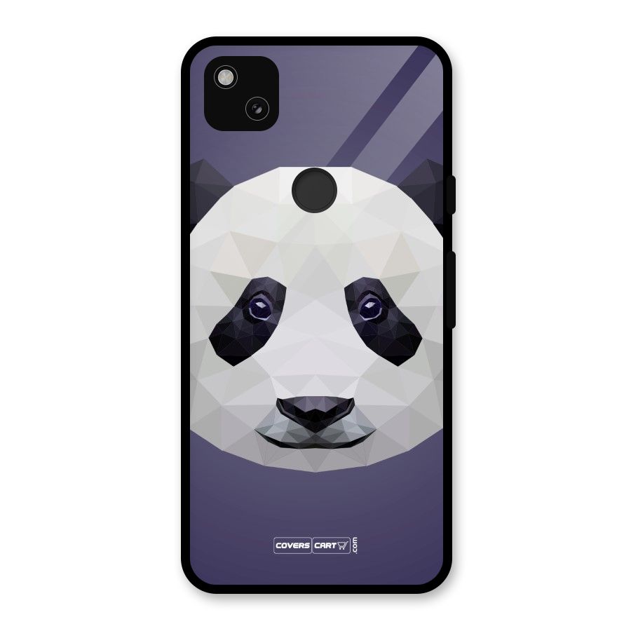 Polygon Panda Glass Back Case for Google Pixel 4a