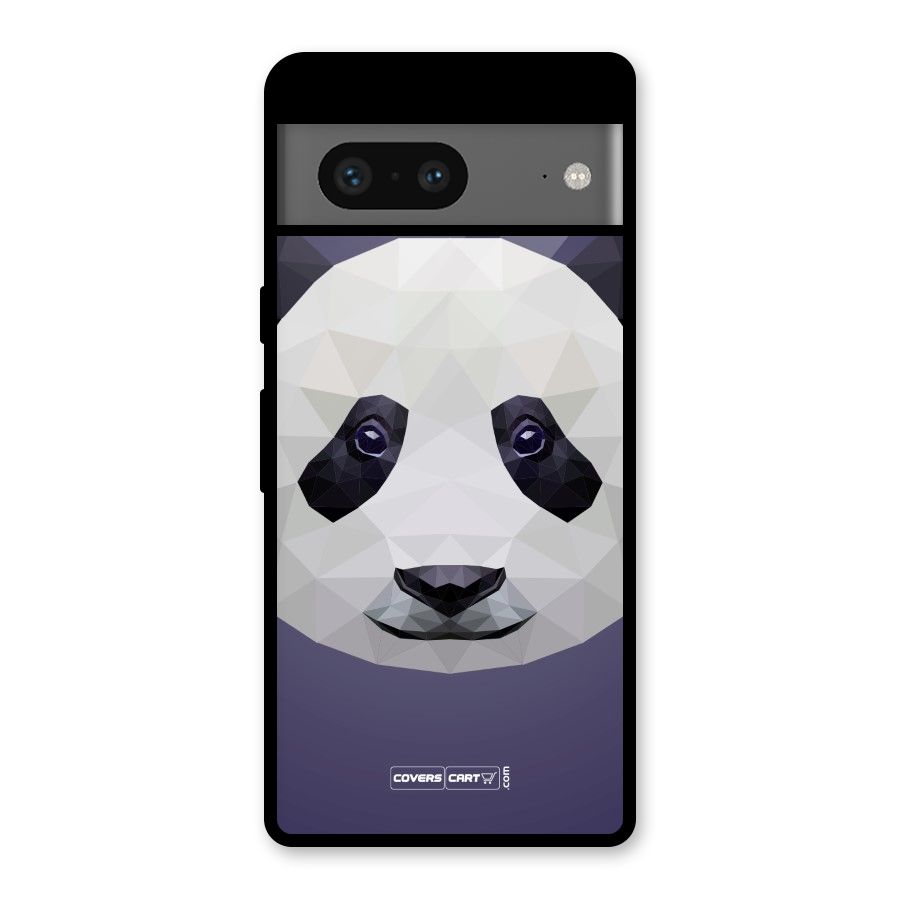 Polygon Panda Glass Back Case for Google Pixel 7