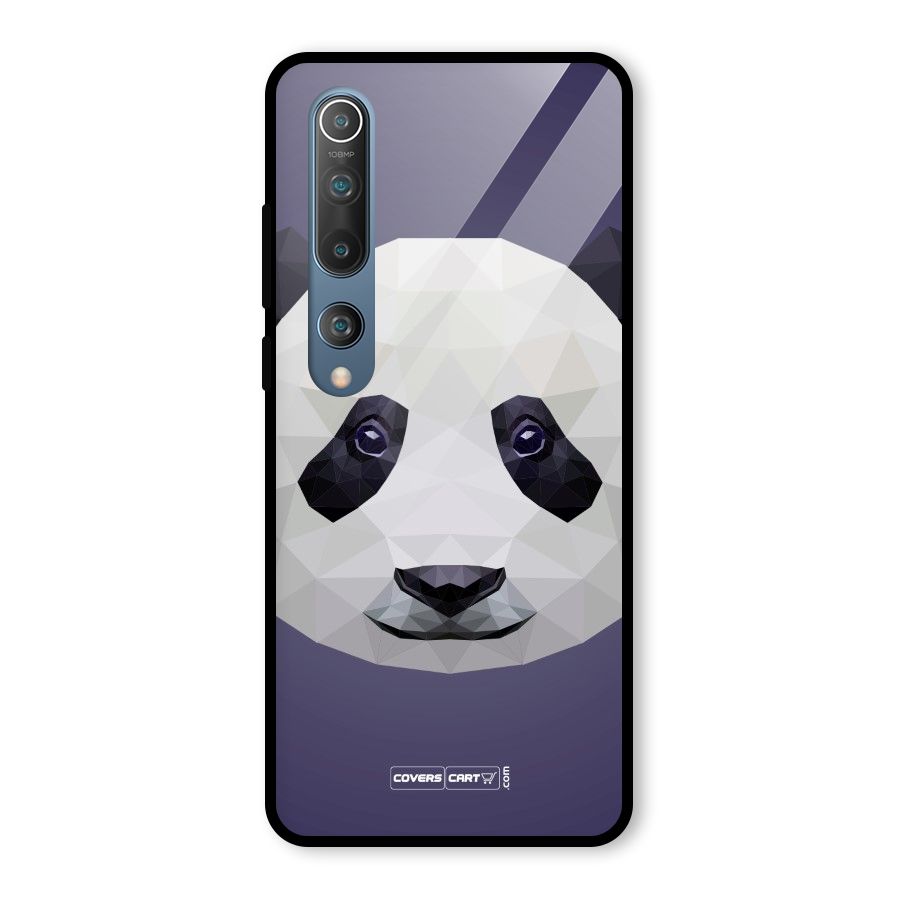 Polygon Panda Glass Back Case for Mi 10