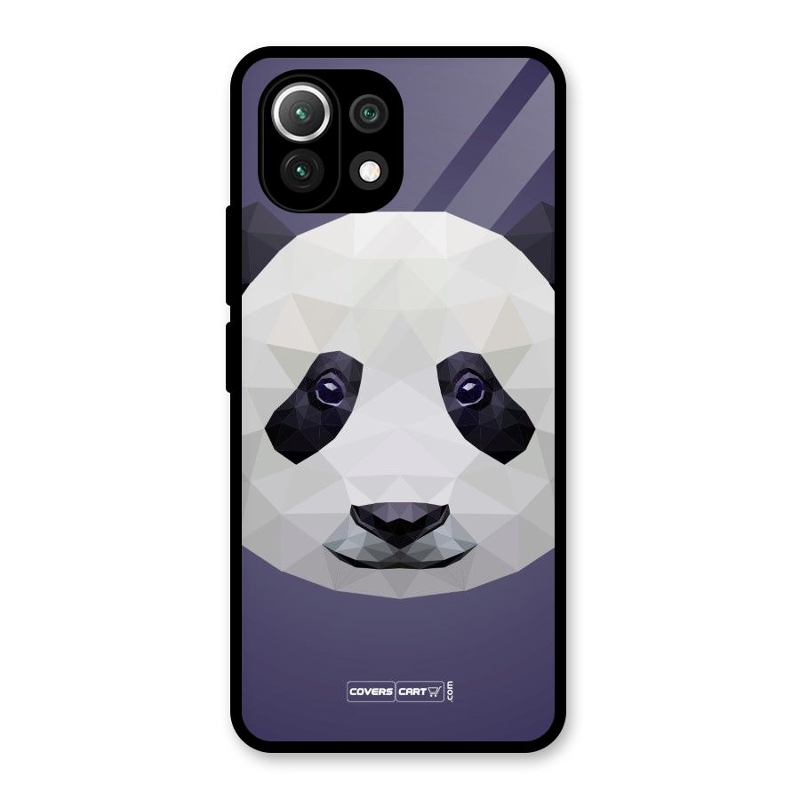 Polygon Panda Glass Back Case for Mi 11 Lite