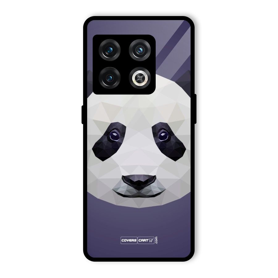 Polygon Panda Glass Back Case for OnePlus 10 Pro 5G