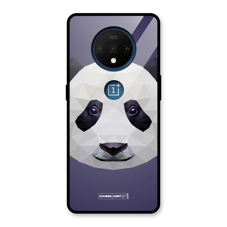 Polygon Panda Glass Back Case for OnePlus 7T