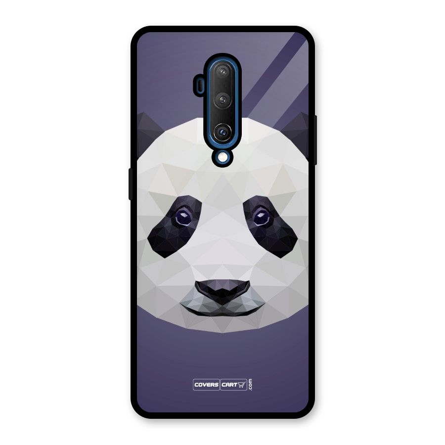 Polygon Panda Glass Back Case for OnePlus 7T Pro