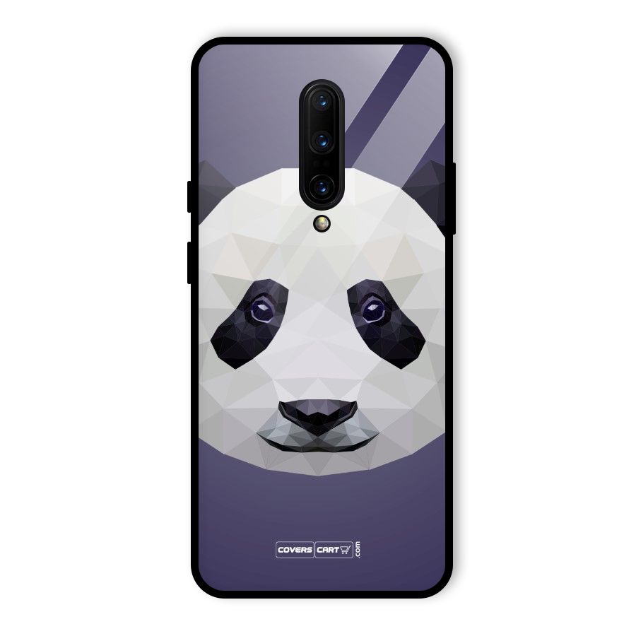 Polygon Panda Glass Back Case for OnePlus 7 Pro