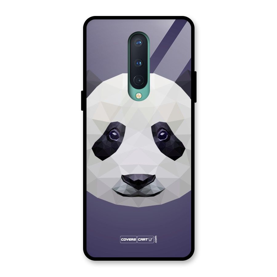 Polygon Panda Glass Back Case for OnePlus 8
