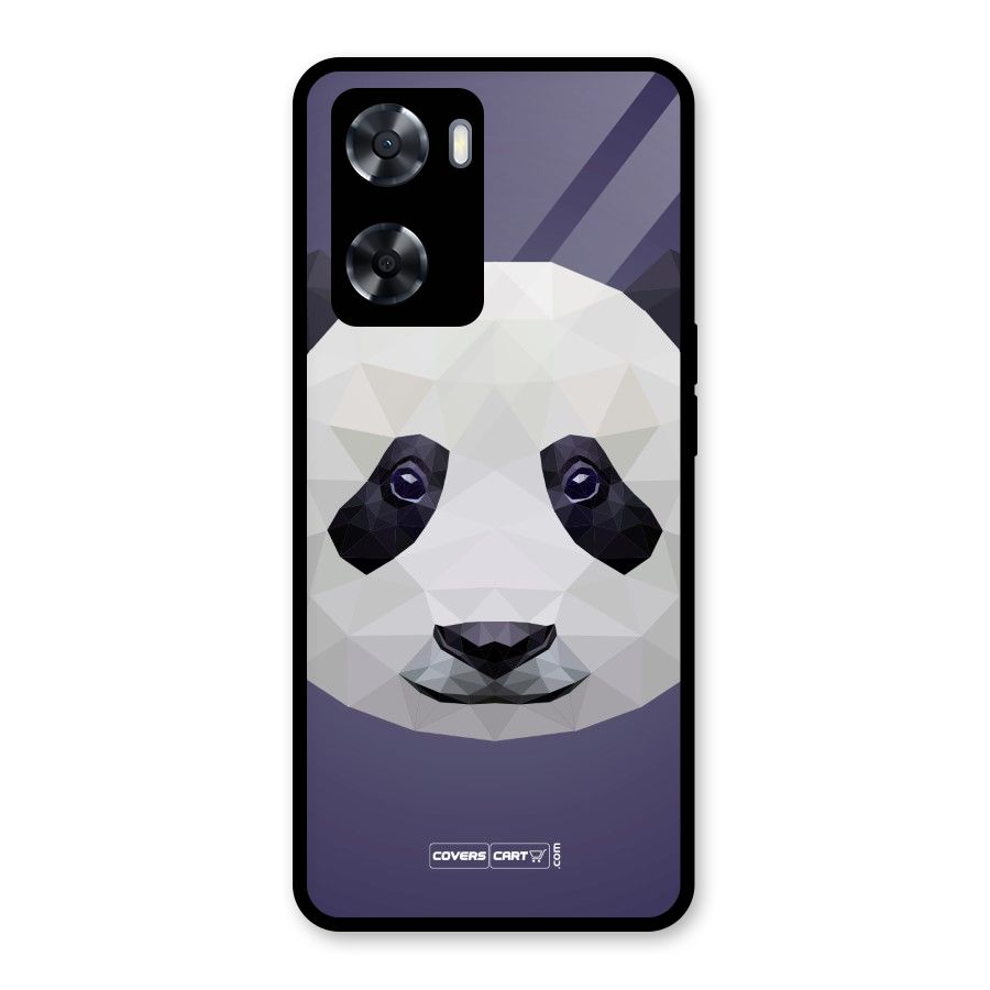 Polygon Panda Glass Back Case for Oppo A57 2022