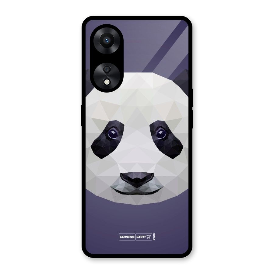Polygon Panda Glass Back Case for Oppo A78