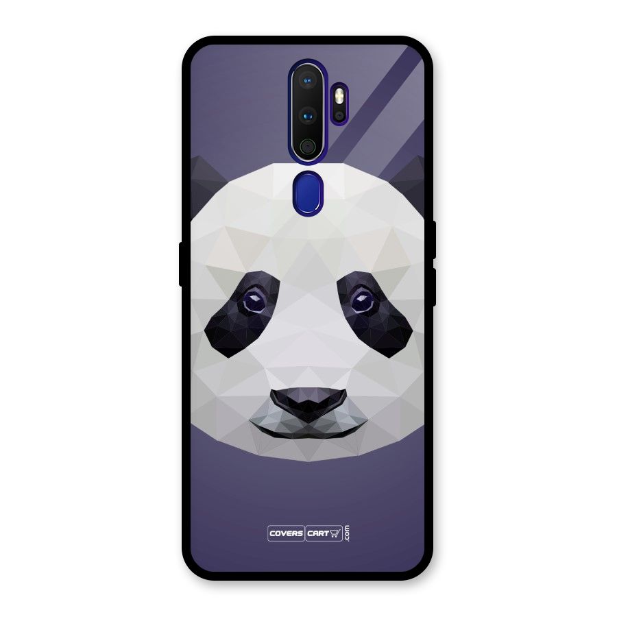 Polygon Panda Glass Back Case for Oppo A9 (2020)