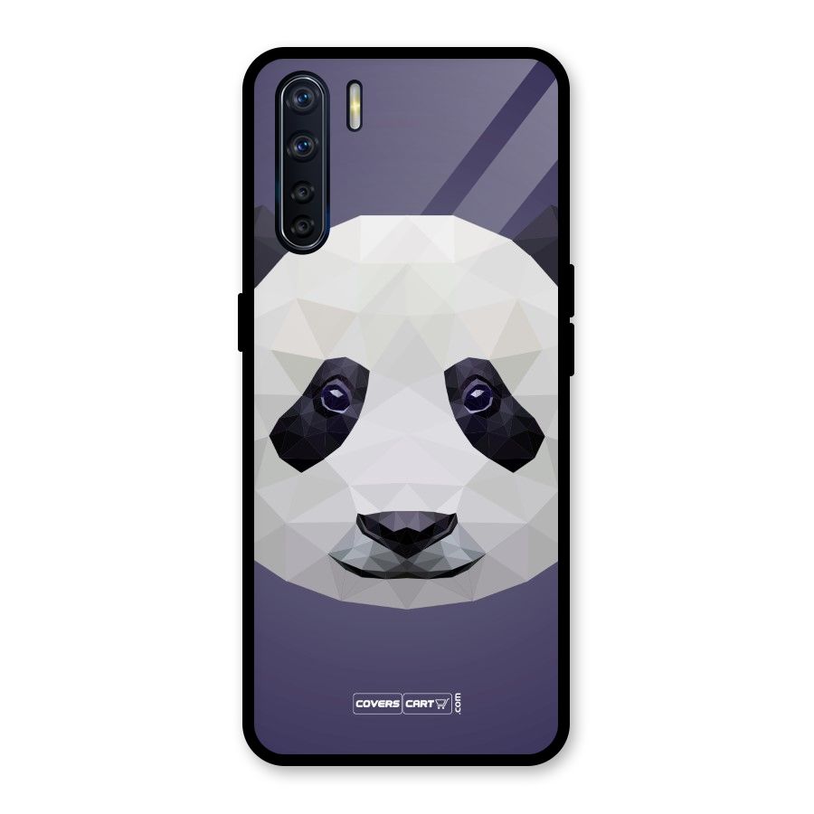 Polygon Panda Glass Back Case for Oppo F15