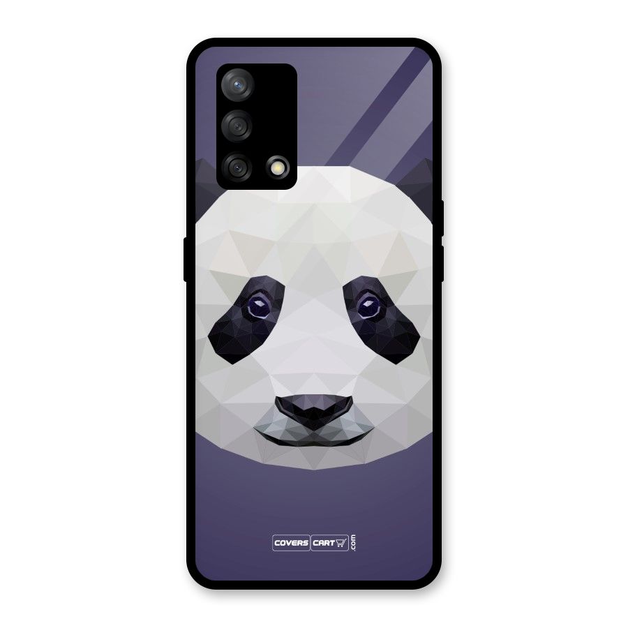 Polygon Panda Glass Back Case for Oppo F19