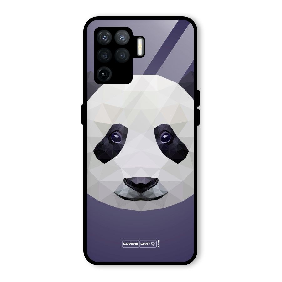 Polygon Panda Glass Back Case for Oppo F19 Pro