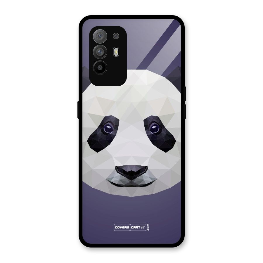 Polygon Panda Glass Back Case for Oppo F19 Pro Plus 5G