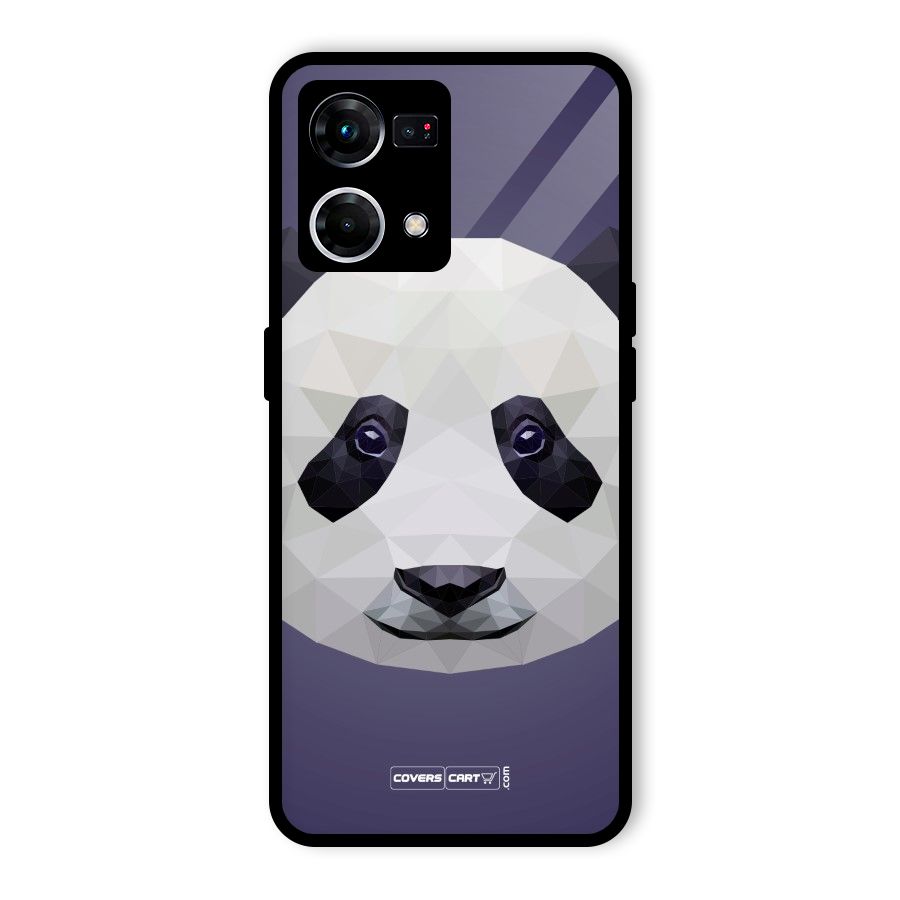 Polygon Panda Glass Back Case for Oppo F21 Pro 4G