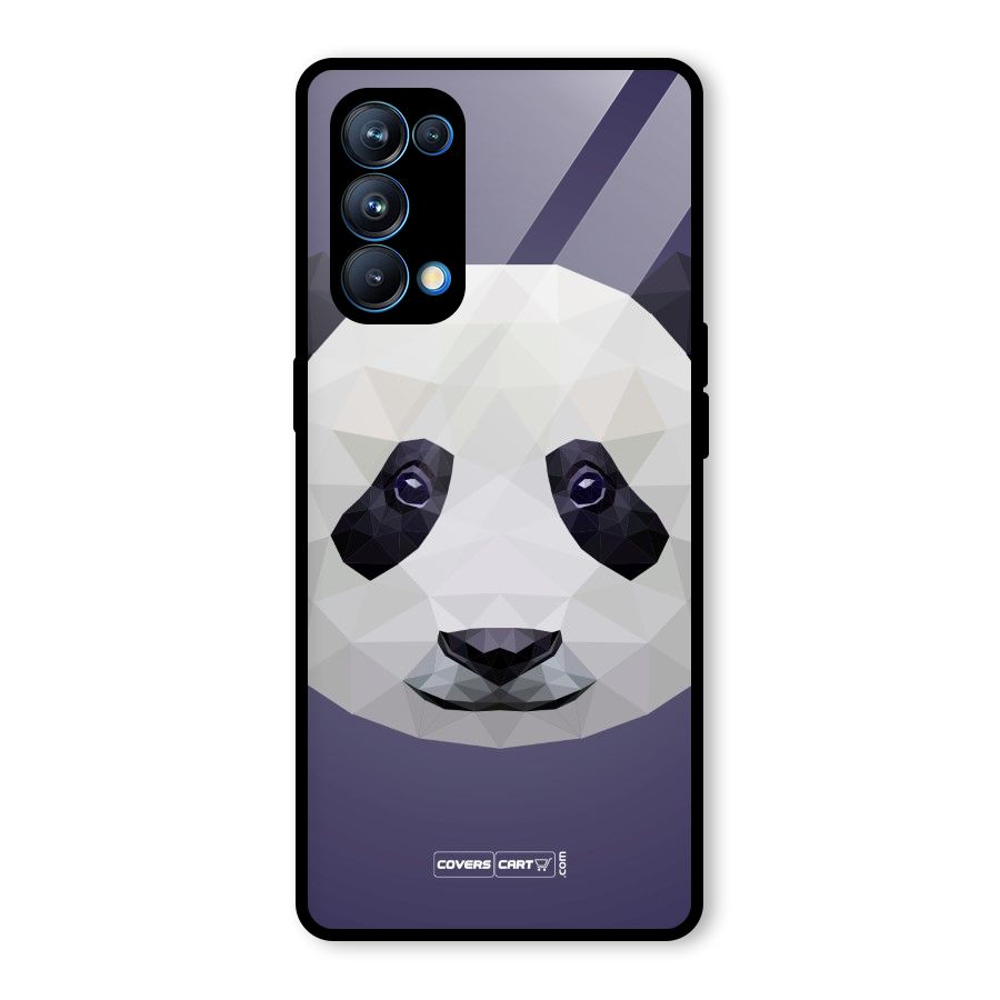 Polygon Panda Glass Back Case for Oppo Reno5 Pro 5G