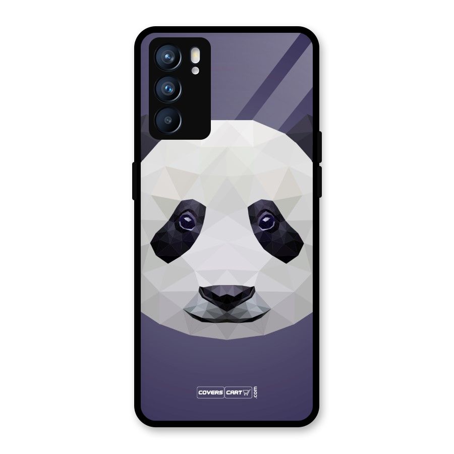 Polygon Panda Glass Back Case for Oppo Reno6 5G