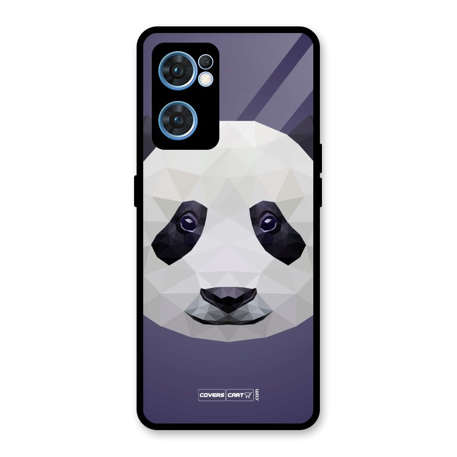 Polygon Panda Glass Back Case for Oppo Reno7 5G