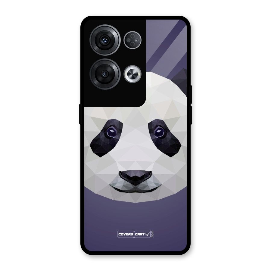 Polygon Panda Glass Back Case for Oppo Reno8 Pro 5G